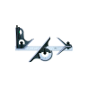 COMBINATION SQUARE SET 0.5mm 1/32" and 1mm 1/64"